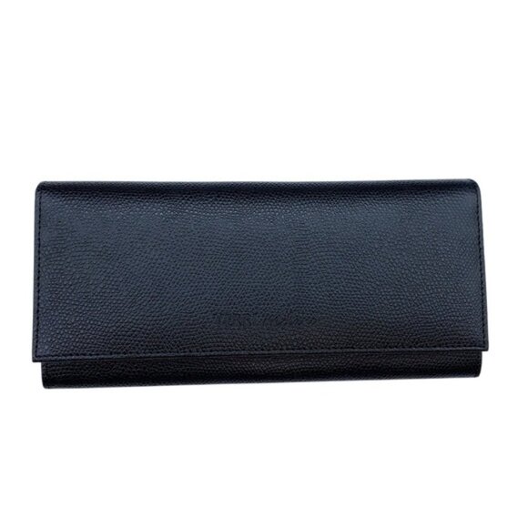 Verri Milano Black Leather Women's Long Wallet - Picture 1 of 7